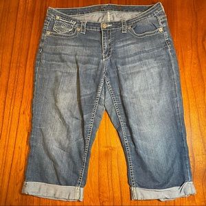 Seven7 rolled Capri jeans
